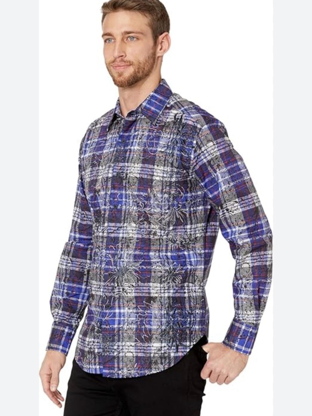 Robert Graham Men's AKADA
Long Sleeve Classic FIT Shirt size M